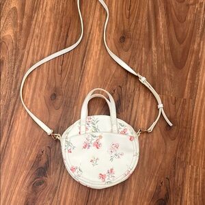 Floral Round Crossbody Bag